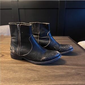 Matisse Black Leather Ankle Boots